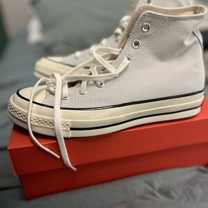 Converse Off-White High-Top Sneakers
